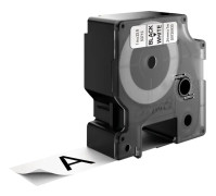 Tape DYMO D1 24mm svart på vit