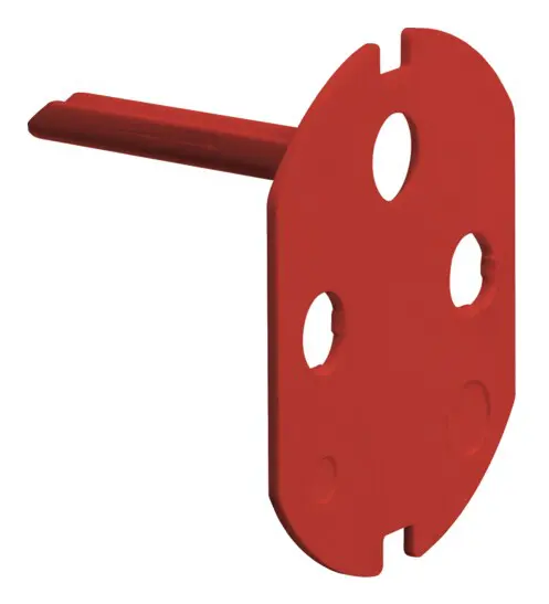 Hager WS697, Röd, Koppar, 10 styck