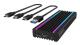 ICY BOX RGB M.2 NVMe SSD USB-C External Enclosure