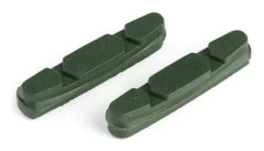 Clarks brake pads CLARK'S CP231 ROAD (For Shimano, Campagnolo, Ceramic rims) 52mm green