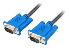 Lanberg - VGA-kabel - HD-15 (VGA) (hane) till HD-15 (VGA) (hane) - 3 m - svart