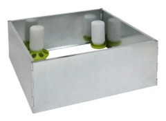 Poultry chick brooding pen galvanised