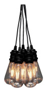 Konstsmide 2352-800, Ljusdekoration, slinga, Svart, Plast, Polyvinylklorid (PVC), IP44, Flexibel, Svart