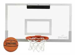 Spalding Mini Slam 180 Pro Arena basketkorg, vit (561034CN)