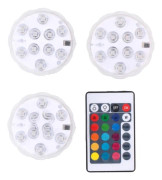 Grundig LED RGB Spotlight med fjärrkontroll 3-pack