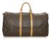 Pre-owned Louis Vuitton Monogram Keepall 55 Brown