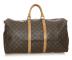 Pre-owned Louis Vuitton Monogram Keepall 55 Brown