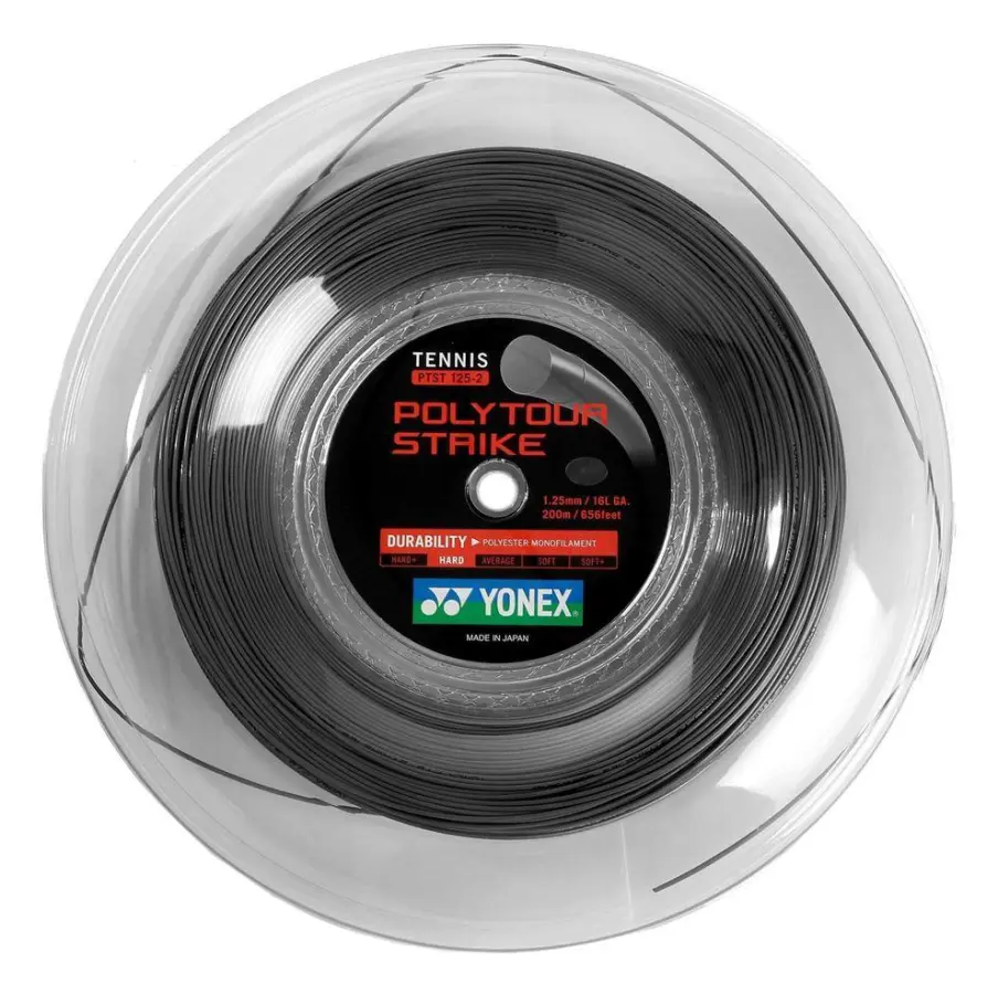 Yonex Poly Tour Strike Black (200 M), Tennissena