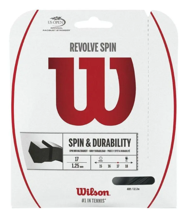 Wilson Revolve Spin Black (Set), Tennissena