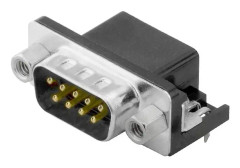 Weidmüller D-SUB M6.3 T09HB 3.2B2 TY BK 2626690000 D-SUB kontakt 90° Stiftantal: 9 Lödning 90 st