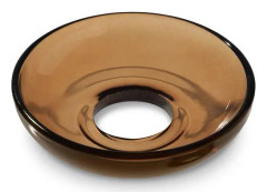 Ljusmanschett skålformad Brun, Ø8 cm - Holmegaard