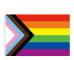 Progress Pride Regnbågsflagga 150x90 cm