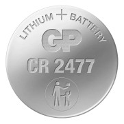 GP Batteries 103239, Engångsbatteri, CR2477, Lithium-Manganese Dioxide (LiMnO2), 3 V, 1 styck, 10 År
