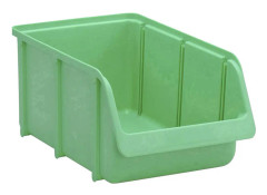 Hünersdorff 674400 Genomskinlig lagerlåda (B x H x D) 207 x 155 x 332 mm Grön 1 st
