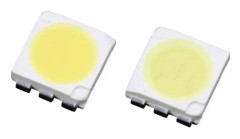 Lumimicro LMTP553AWZ Si SMD LED PLCC6 Amber White 7500 mcd 120 ° 20 mA, 20 mA, 20 mA 2,8 V, 2,8 V