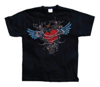 Bleeding Heart With Wings Black 8 Years