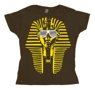 King Tut With Kanye Shades Girly T-shirt Brun X-Large