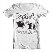 Popeye Group Wide Neck Tee White XX-Large
