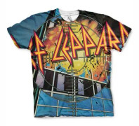 Def Leppard Pyromania Allover T-Shirt Large