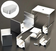 Lätt u-formad monteringsspänne aluminiumprofil fästklämma