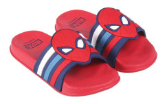 Strandtofflor för barn Spiderman Röd