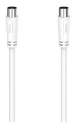 Hama 00205050, 15 m, Koaxial, Koaxial, Vit