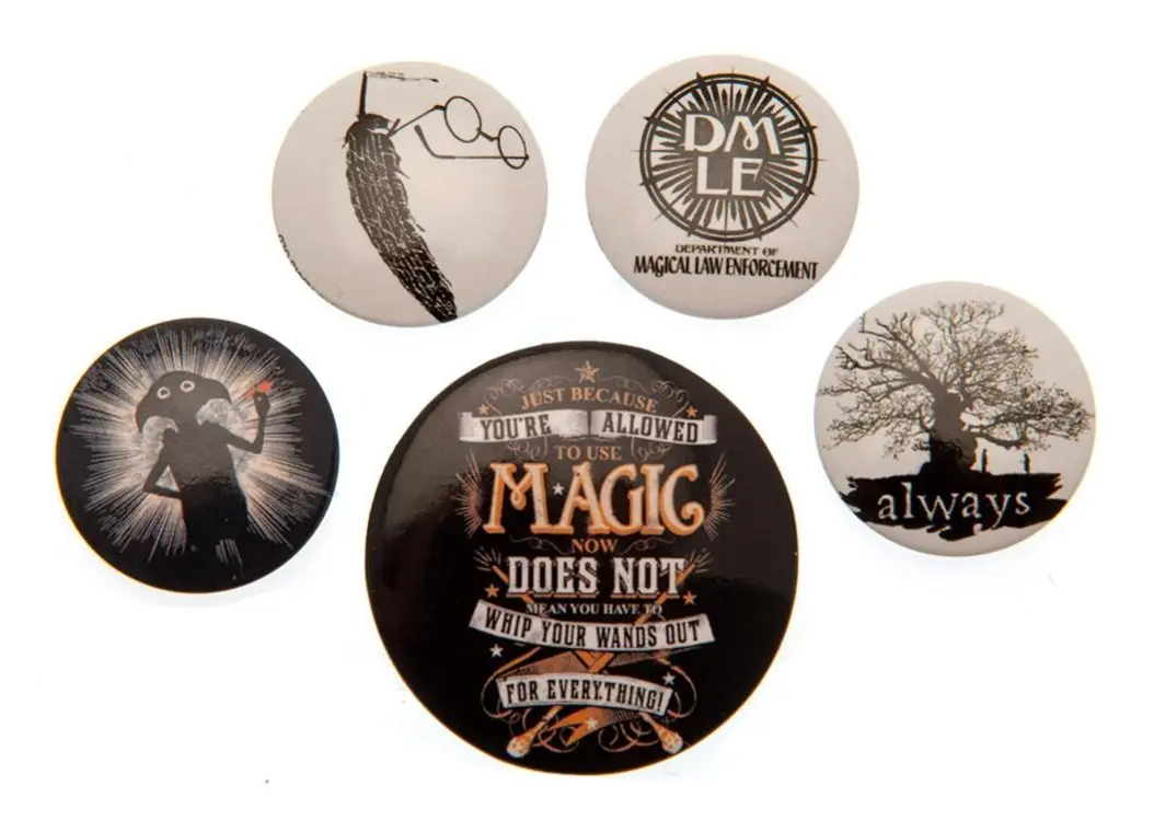 Harry Potter Set med magiska märken (5 st)