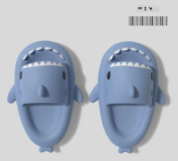 tofflor haj shark tofflor shark slides barntofflor blå