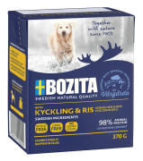 Blandat provpack: 9 x 370 g Bozita Chunks in Jelly