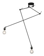 Modern hängande lampa svart utan skugga - Blitz II