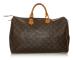 Pre-owned Louis Vuitton Monogram Speedy 40 Brown