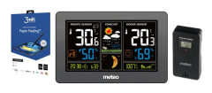 Ställ in väderstation Meteo SP95 + 3MK Papper Feeling Screen Protective Film för väderstationen Meteo SP95