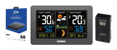 Sätt väderstation Meteo SP95 + 3MK Flexiblass Hybrid Glass för Weather Station Meteo SP95