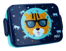 matlåda Eat Drink Repeat junior 16 x 13 cm blå 3-delad