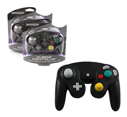 Teknogame Gamecube Controller Black (Retro Orderable)