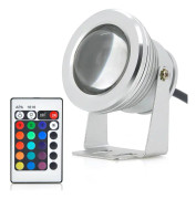 10W utomhus RGB LED-lampa, färgskiftande med handkontroll