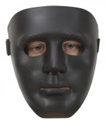 Statymask / Mask - Svart, - Halloween & Maskerad