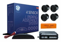 M-Tech Parking sensors CP4B (rear), 4 pcs, black, 21.5 mm [H]