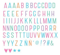  A Little Lovely Company Lightbox Letter Set Pastel