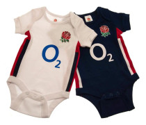 England RFU Baby body (förpackning med 2 st)