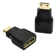 Hd mini, hdmi-kompatibel med standard, förlängningsadapter hona till hane