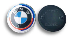 BMW 50th Anniversary 82mm Rear Bak- Boot Lid Badge Emblem
