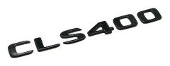 Gloss Glans Black Svart CLS400 Car Letter Number Rear Bak- Boot Badge Emblem For Mercedes Benz