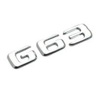 Silver Chrome Krom G63 Car Letter Number Rear Bak- Boot Badge Emblem For Mercedes Benz