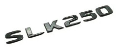 Gloss Glans Black Svart SLK250 Car Letter Number Rear Bak- Boot Badge Emblem For Mercedes Benz