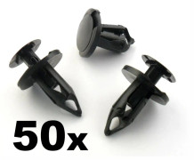 50x ATV Fender Clips- Quad Trim Cover Clip Honda TRX Foreman Kawasaki KFX Suzuki