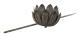 A Lot Decoration - Ljuslykta Marschallhållare Blomma Metall 24x24 95cm 2-pack