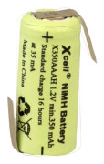XCell X1/2AAAH-350-LFZ Specialbatteri laddbart 1/2 AAA Z-lödfana NiMH 1.2 V 350 mAh