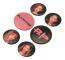 BlackPink Set med märken (6 st)