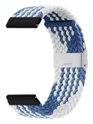 Flätat klockarmband Garmin Forerunner 255 - Blåvit